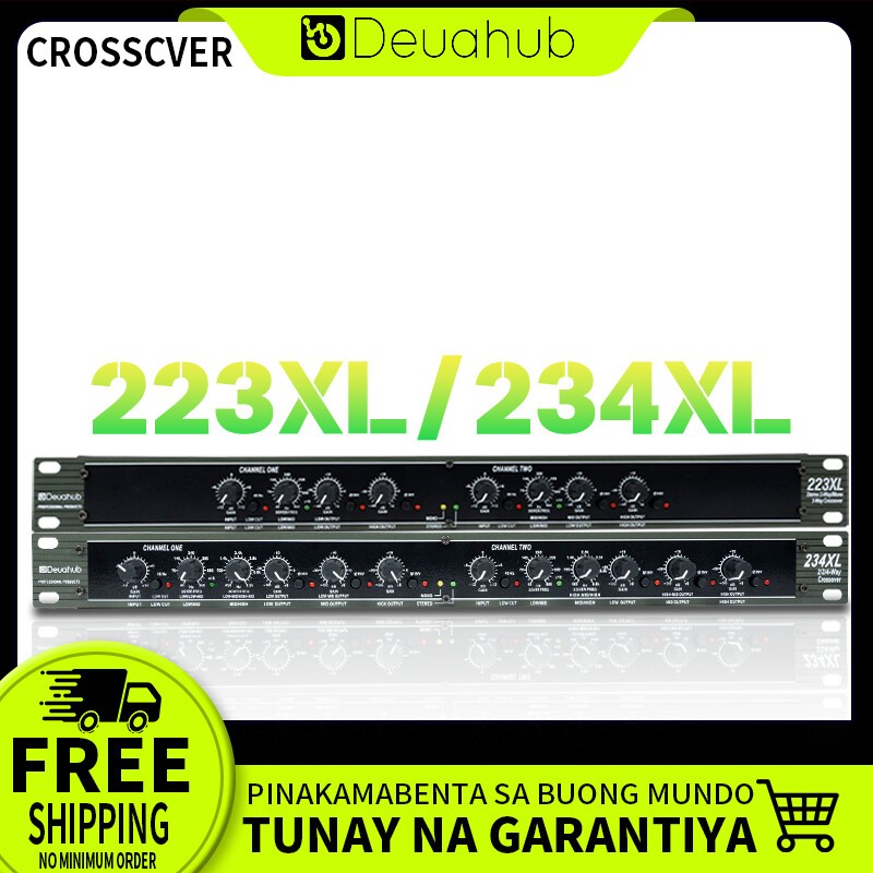 Deuahub Crossover 223XL/224XL + Subwoofer 4 Way Linkwitz-Riley