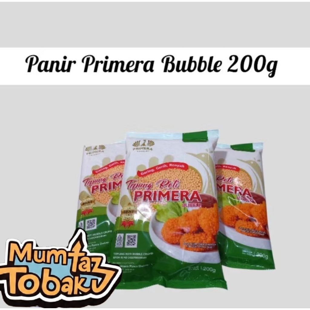 

Tepung Panir Primera Bubble 200 gram