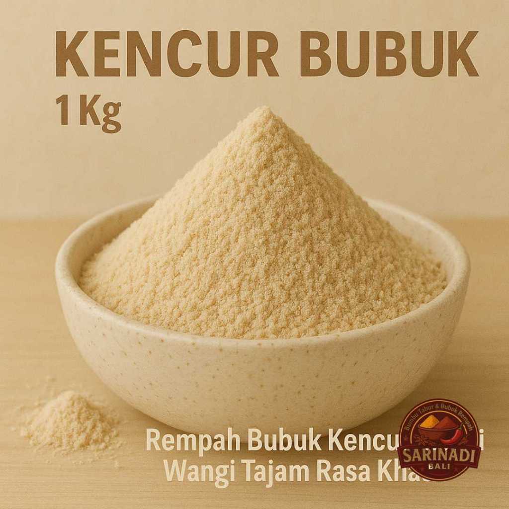 

Kencur Bubuk 1Kg Kiloan Rempah Bubuk Kencur Murni Wangi Tajam Rasa Khas Tradisional