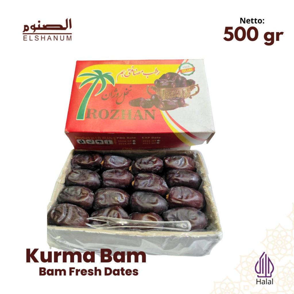 

Kurma BAM Iran 500gr / Kurma Bam Barari / Kurma Ruthob / Elshanum