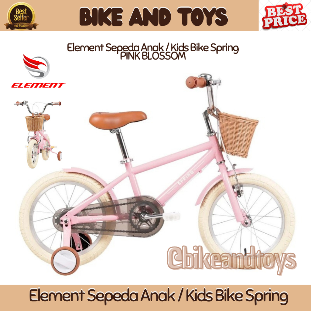 Element Sepeda Anak / Kids Bike Spring - SEPEDA ANAK PEREMPUAN 12 / 16 / 18 INC - ORIGINAL BY ELEMEN