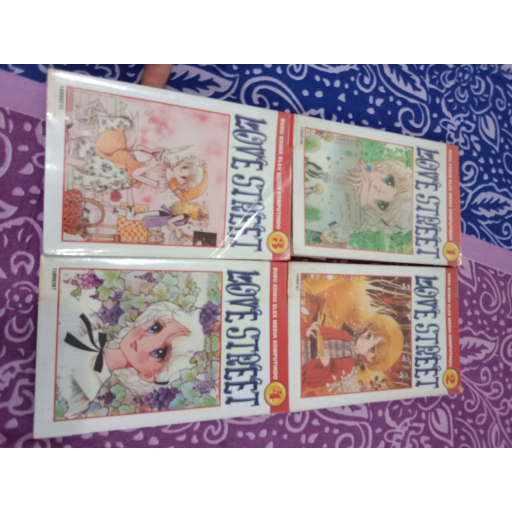 komik manga love street 1-4 mulus sampul plastik