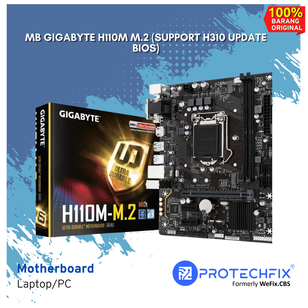 MB GIGABYTE H110M M.2 (SUPPORT H310 UPDATE BIOS)