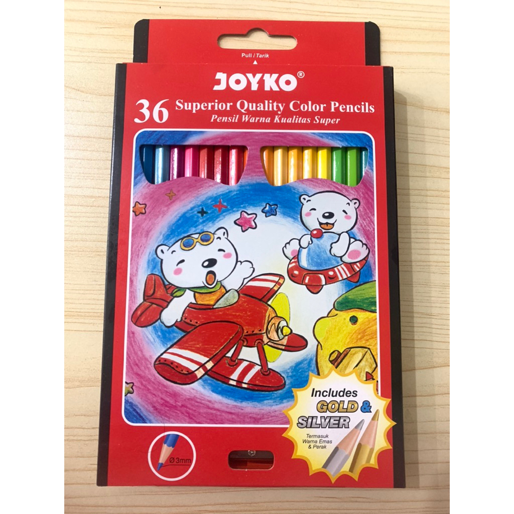 

JOYKO PENSIL WARNA ISI 36pcs