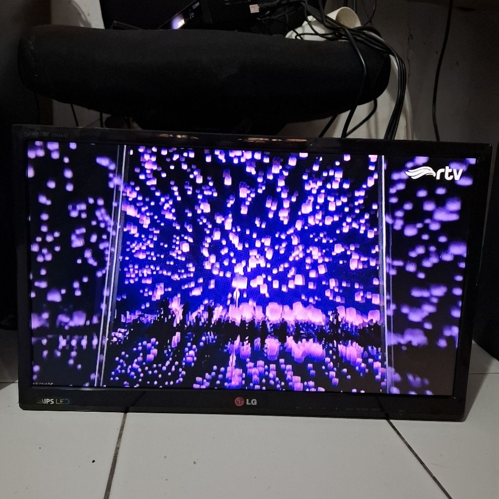 TV LG LED 22 inch 22MA43A Minus Layar baret