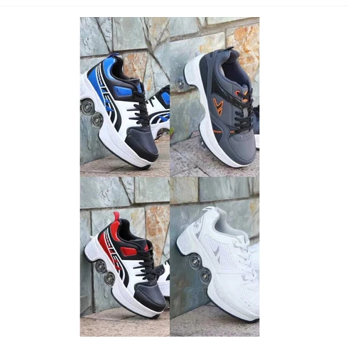 NEW  Sepatu Roda Casual Skate / Kick Roller Shoes Impor Viral