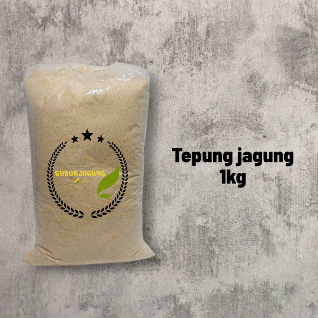 

1KG TEPUNG JAGUNG ASLI 100%TANPA CAMPURAN APAPUN