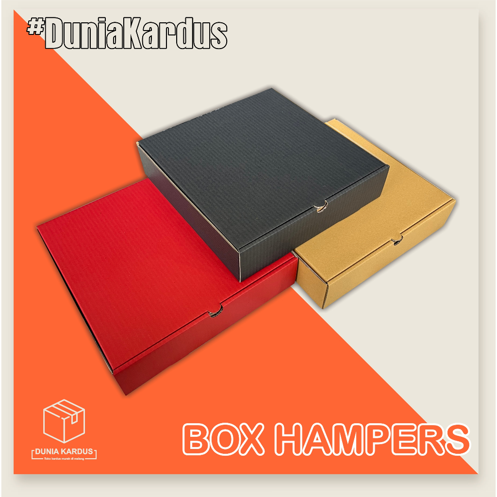 

Box Hampers 30x30x7 cm | BOX HAMPERS | BOX PACKING | BOX KADO | BOX Murah | BOX SOUVENIR |KEMASAN