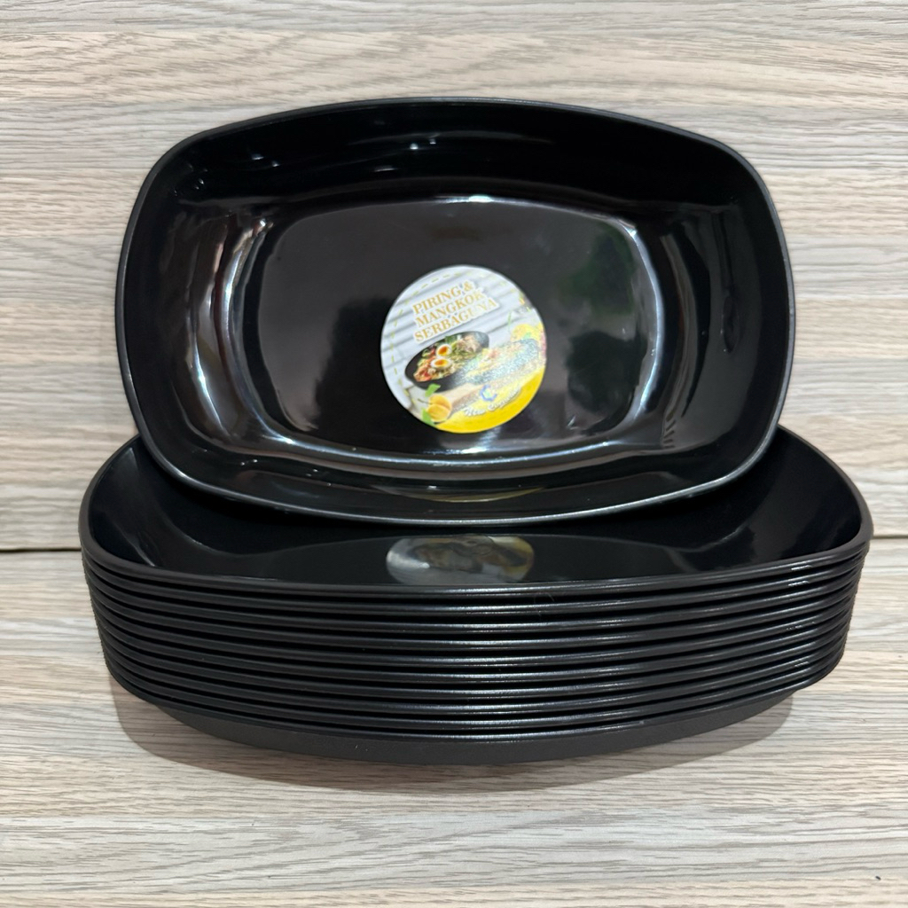 (6&12PCS) LODOR OVAL JAPAN 630/LODOR BUAT CEMILAN/LODOR HITAM NEW CORNELIUS/PIRING OVAL