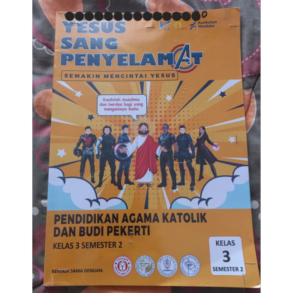 Buku Agama Katolik Yesus Sang Penyelamat Kelas 3 Semester 2