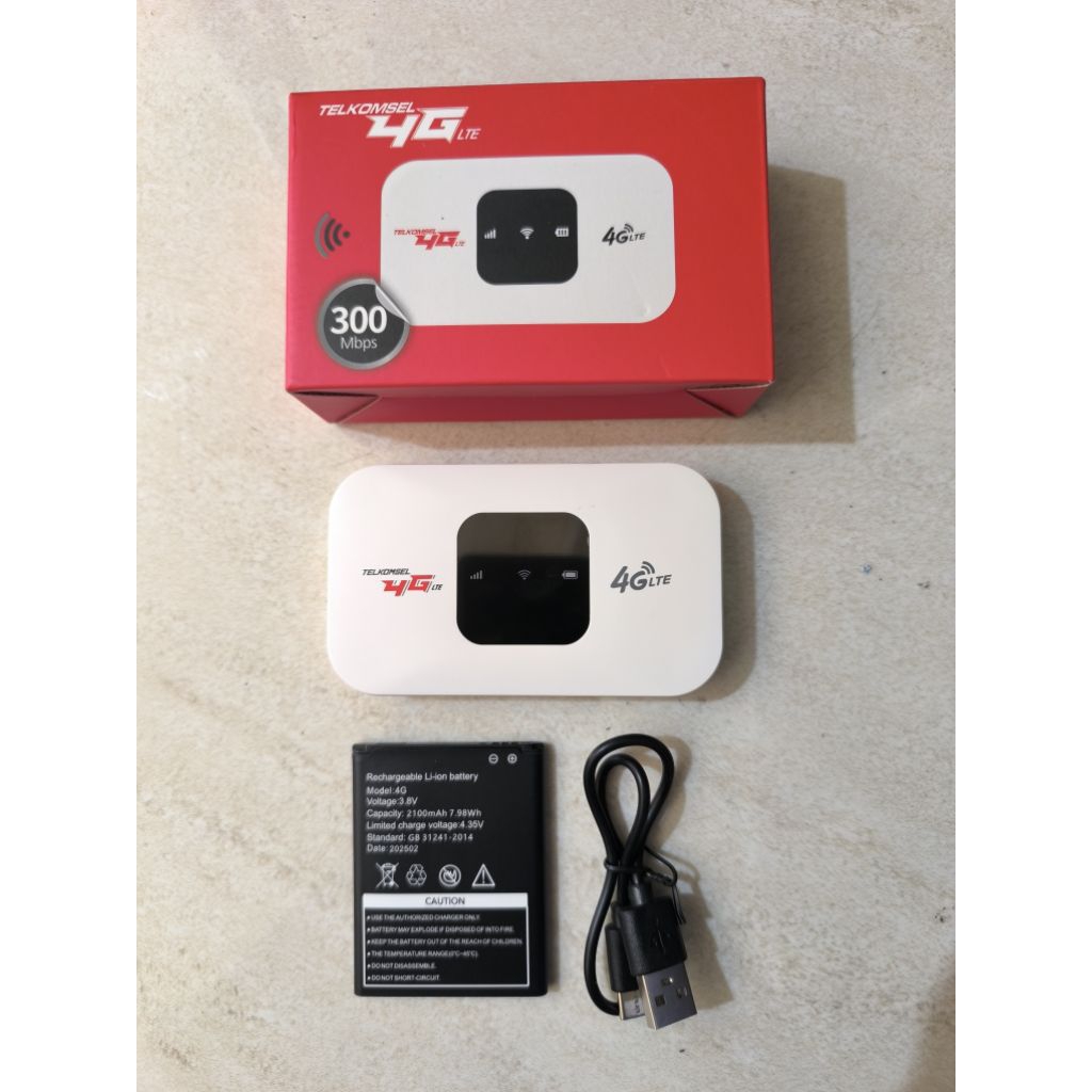 Modem WIFI 4G LTE 300Mbps MIFI Baterai