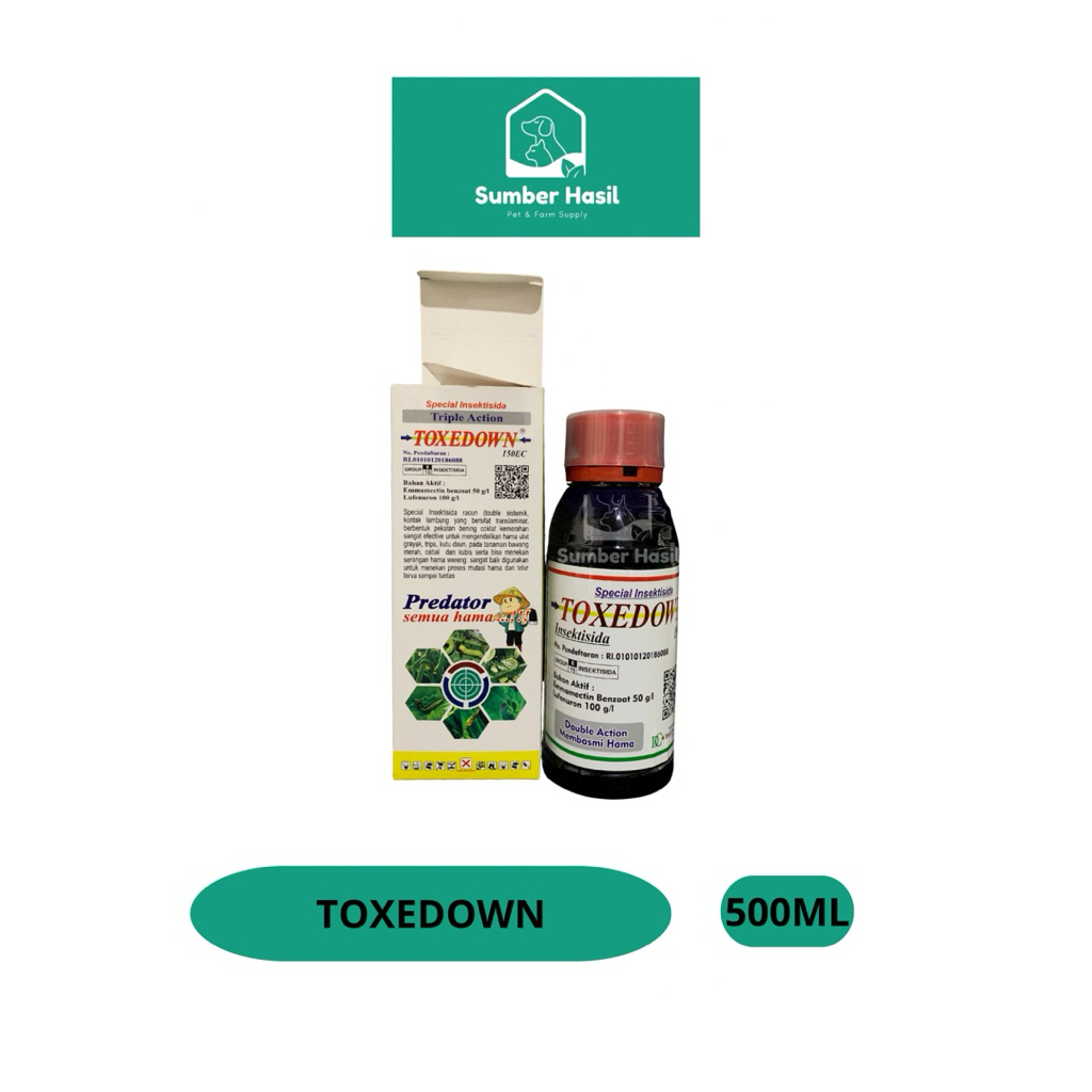TOXEDOWN 150EC 500ML TOXEDOWN OBAT ULAT JAGUNG ORIGINAL