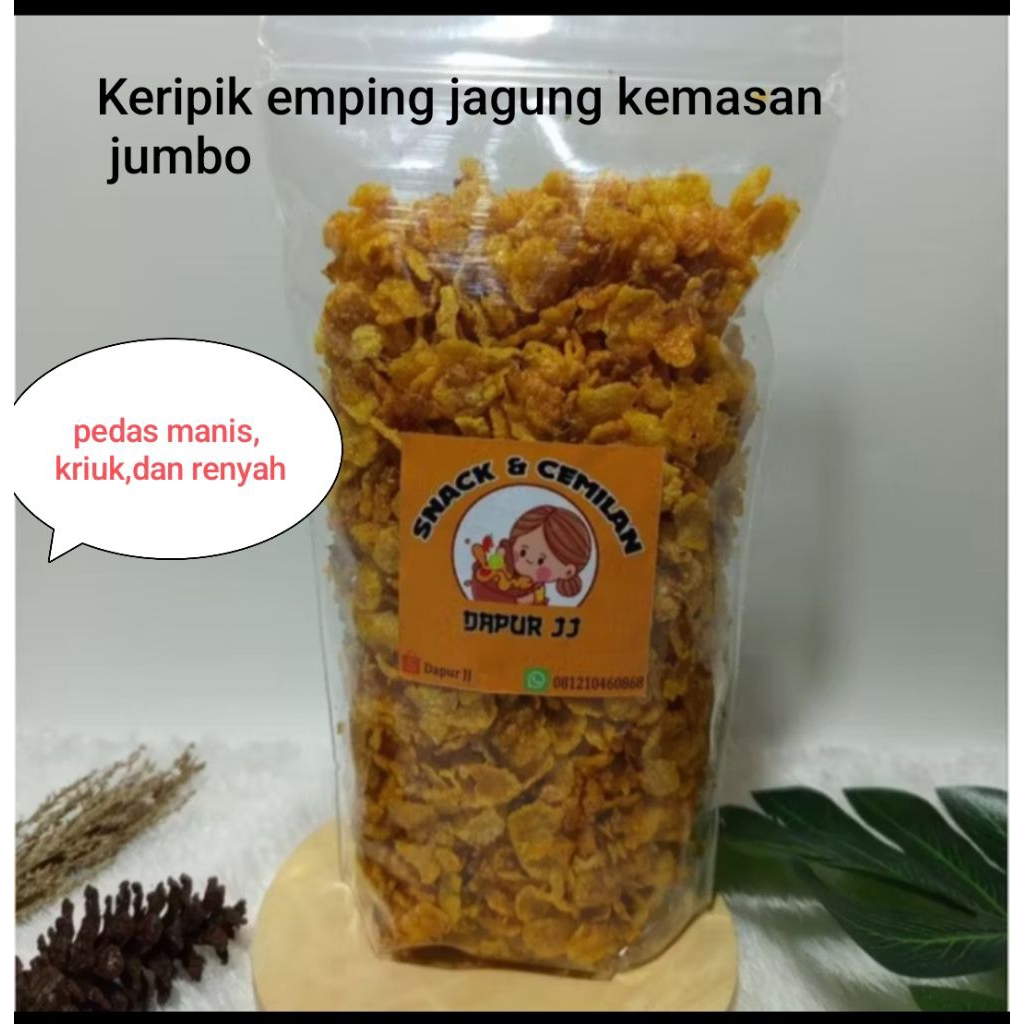 

Keripik Jagung Pedas Manis 250gram
