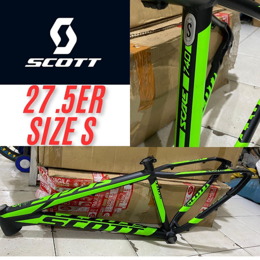 SCOTT SCALE 740 Frame 27.5 27,5 er Size S Tappered Alloy QR BB PressFit Ringan dan Kuat 148mm Frames