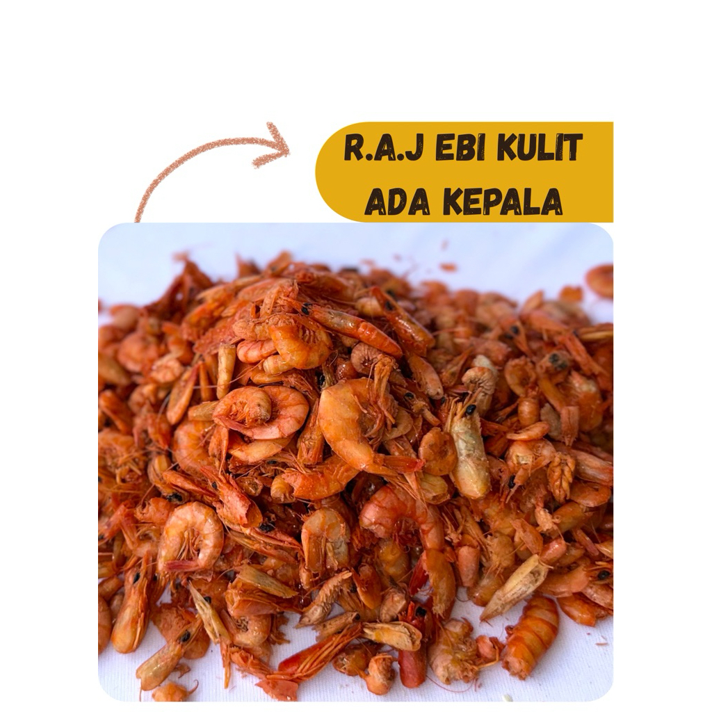 

[ R.A.J Rempah ] Udang Ebi Masih Ada Kepala dan Kulit 100gram Terbaik bumbu bahan dapur