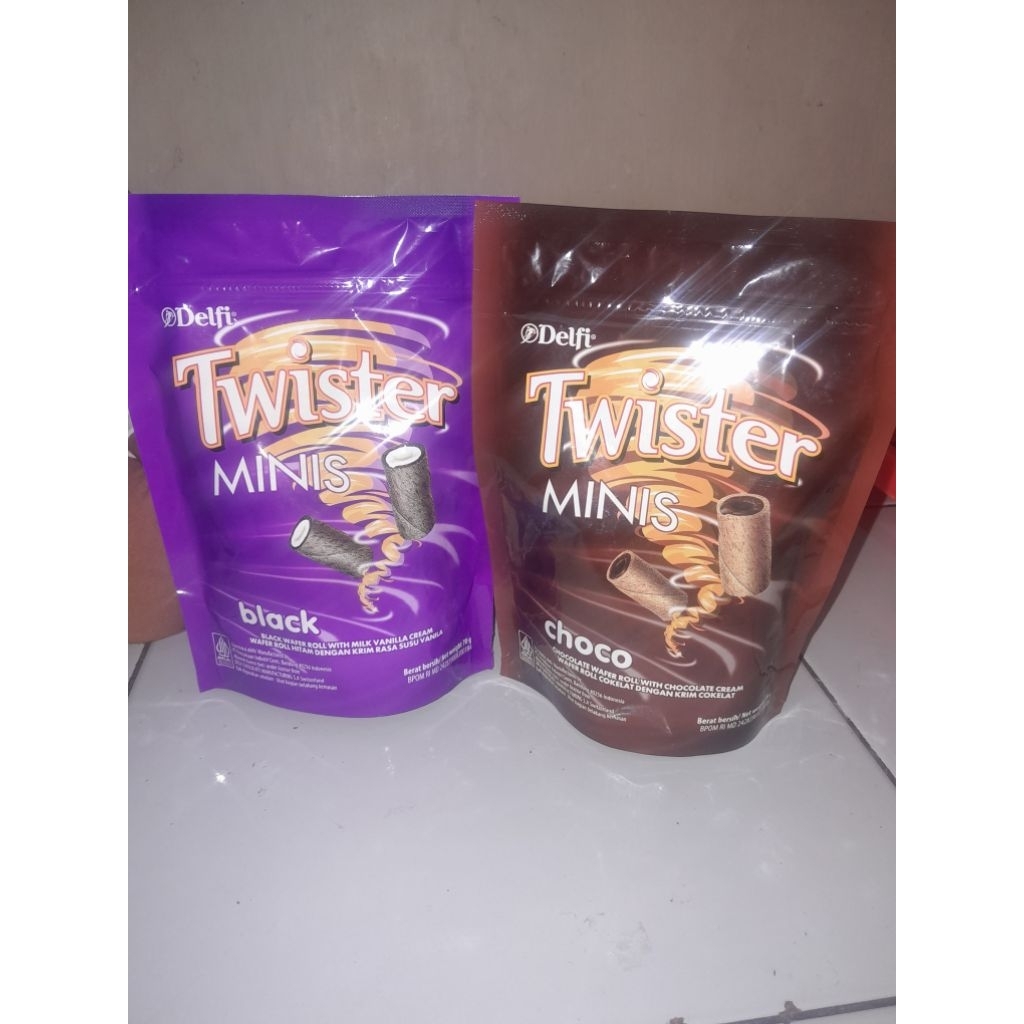 

Delfi twister minis choco dan black vanila 70gr