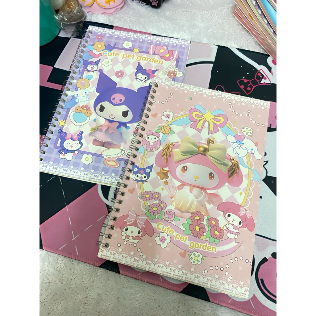 

Buku Ring A5 Sanrio My Melody Kuromi Buku Notebook Ring 2099-01