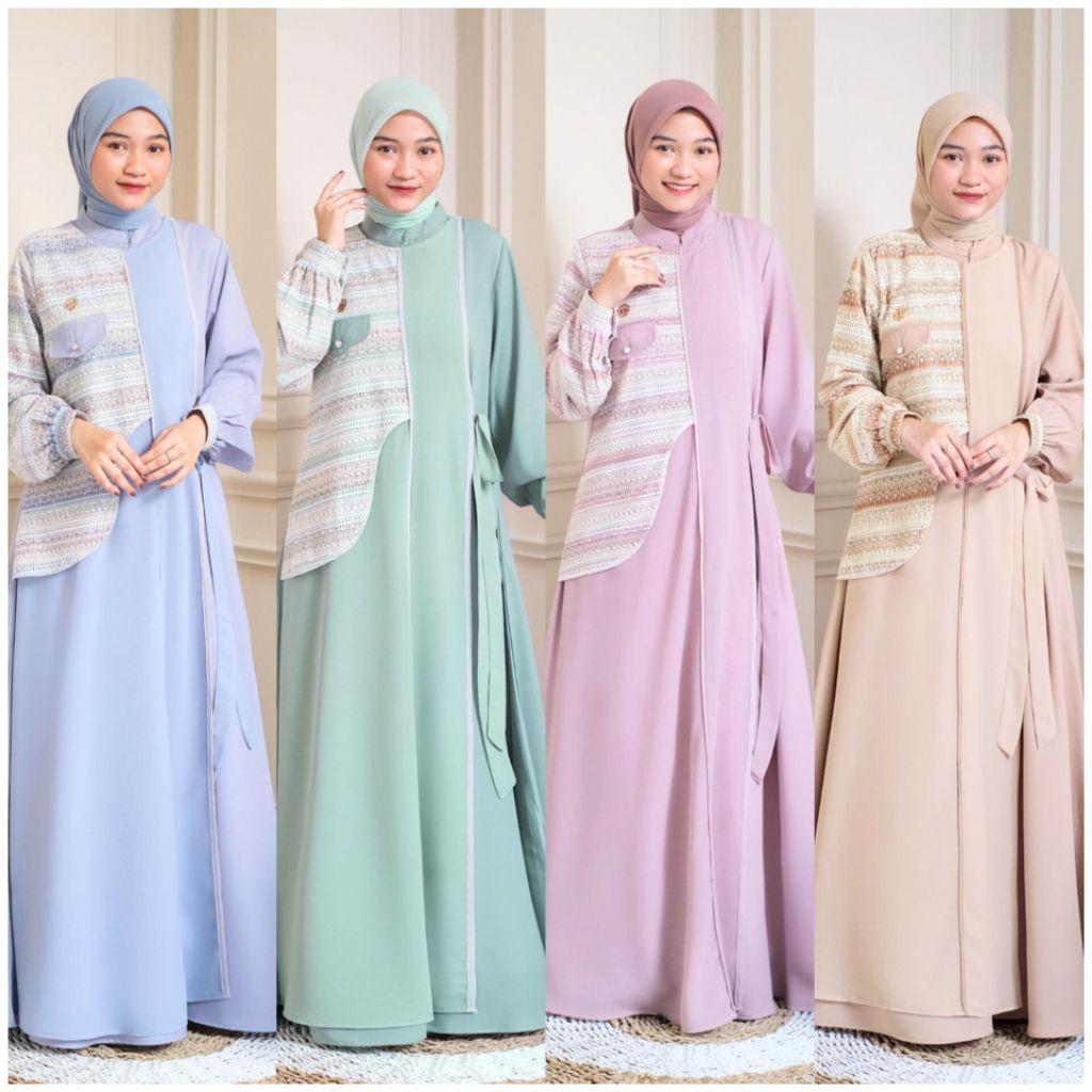 Gamis terbaru Liora Dress by Ninos Design original 100%