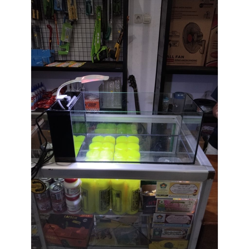 aquarium estetik fullset 40x20x20