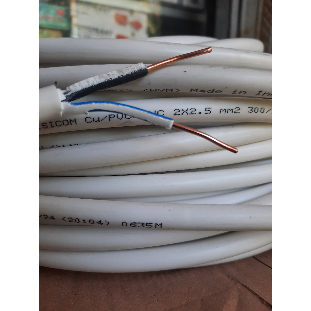 Mycoolcell Kabel Listrik Nym Visicom 2X1,5Mm 2X2,5Mm 3X1,5Mm Permeter
