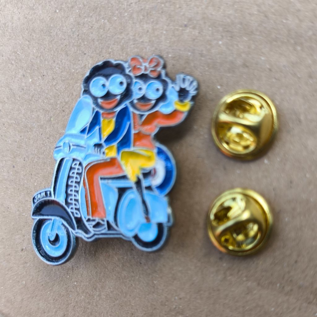 vespa Lambretta scooter pin clock work Colly mods