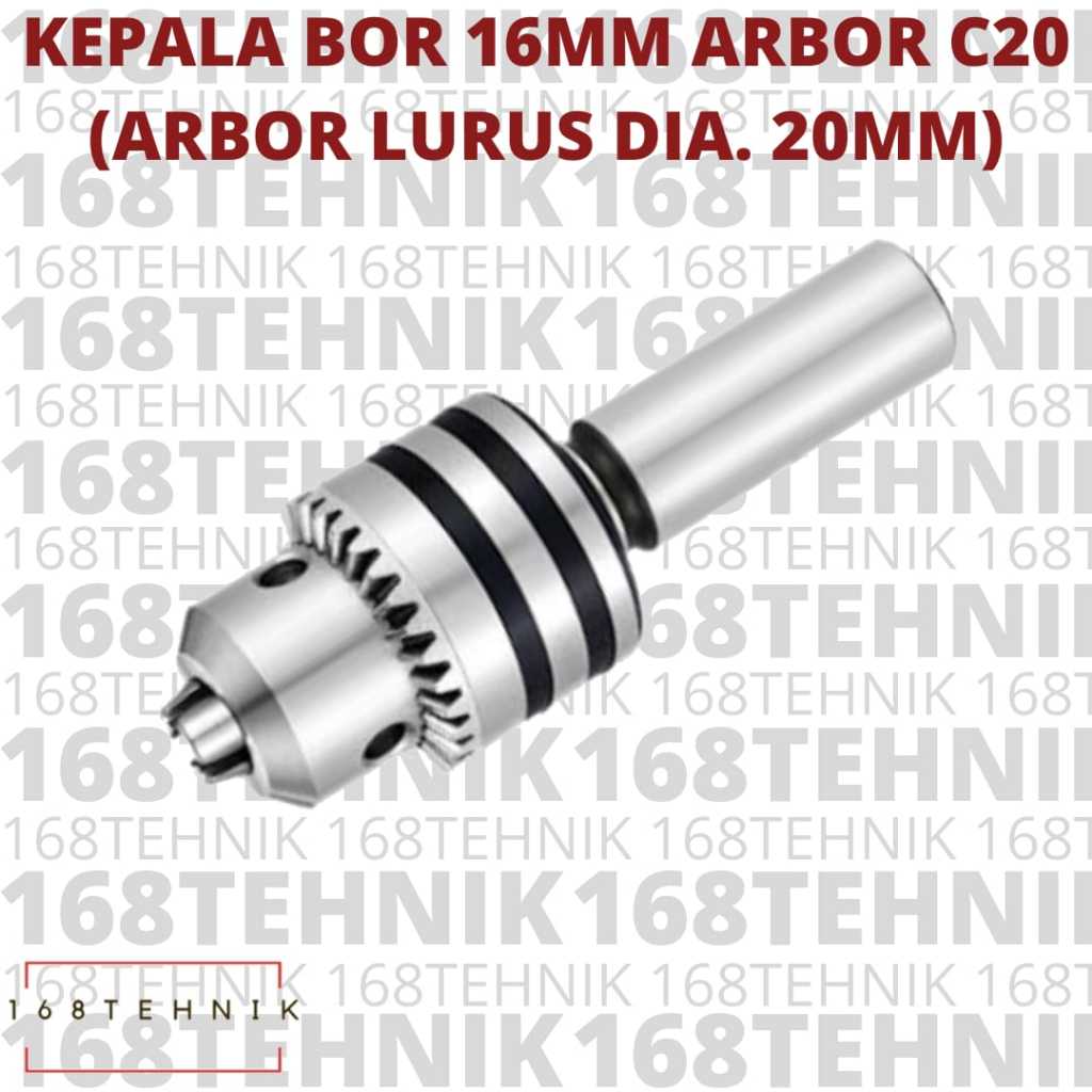 KEPALA BOR 1-16 MM ARBOR DIAMETER 20MM / KEPALA BOR 16MM ARBOR DIAMETER 20MM DRILL CHUCK / KEPALA BO