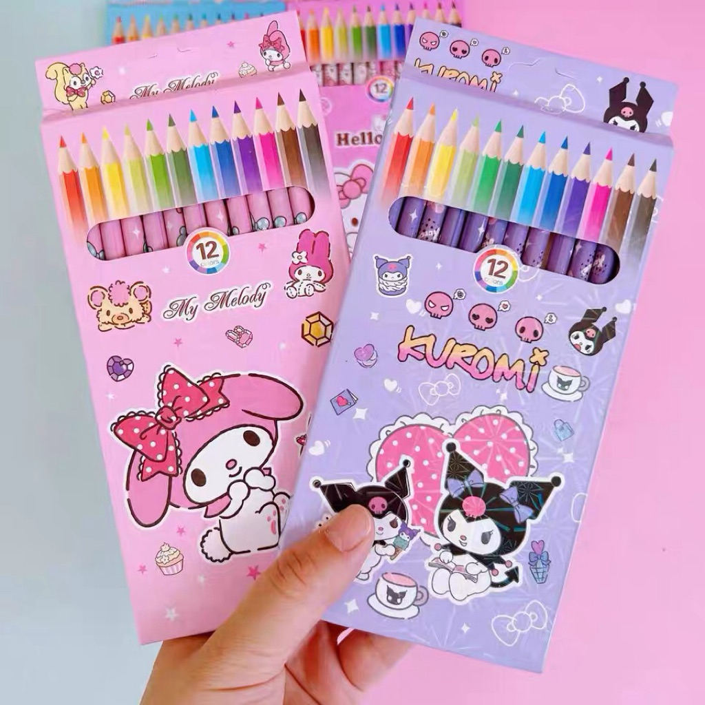 

Pensil Warna Anak 12 Warna – Desain Lucu Imut Karakter Kartun hampers hadiah ultah birthday goodiebag