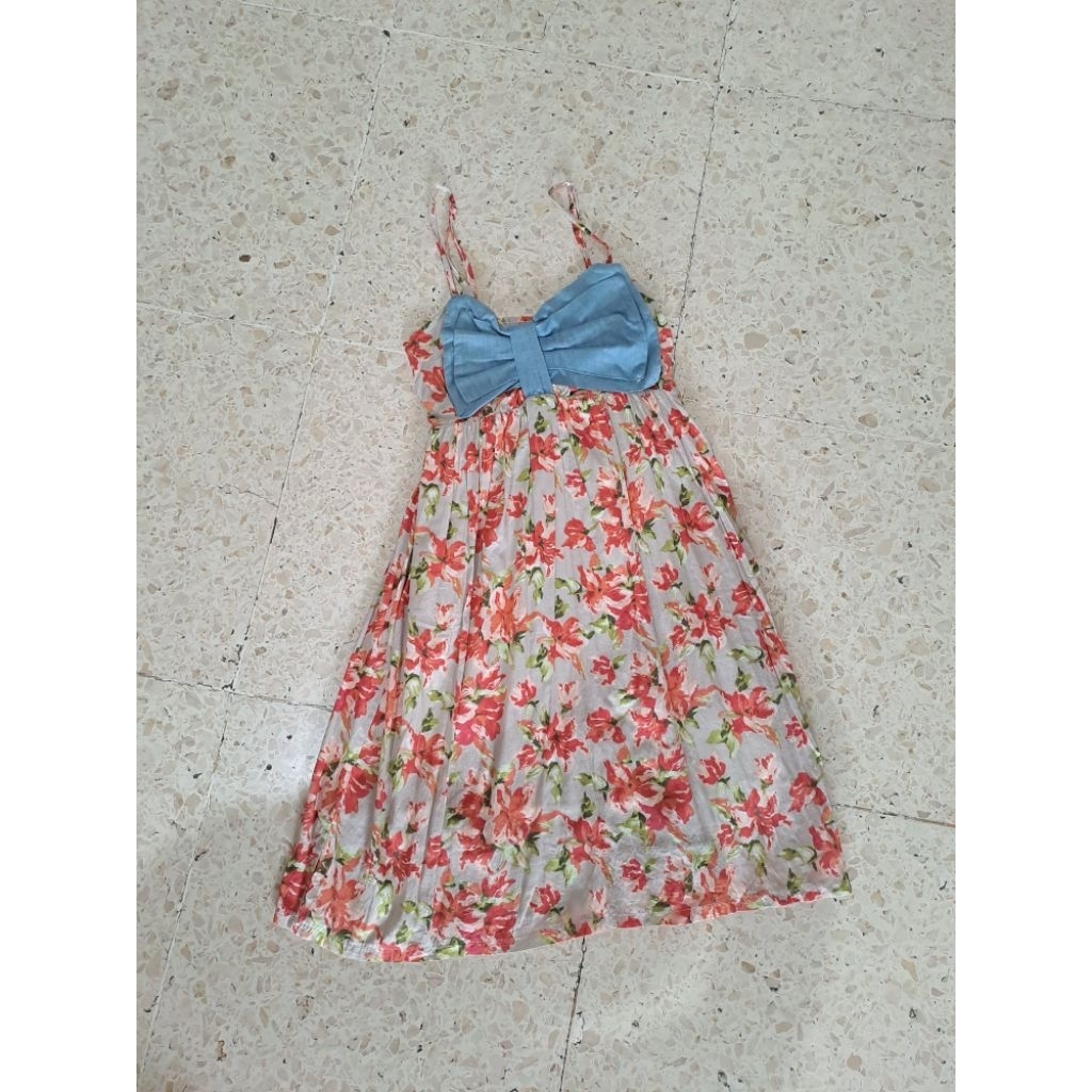 Preloved dress bunga