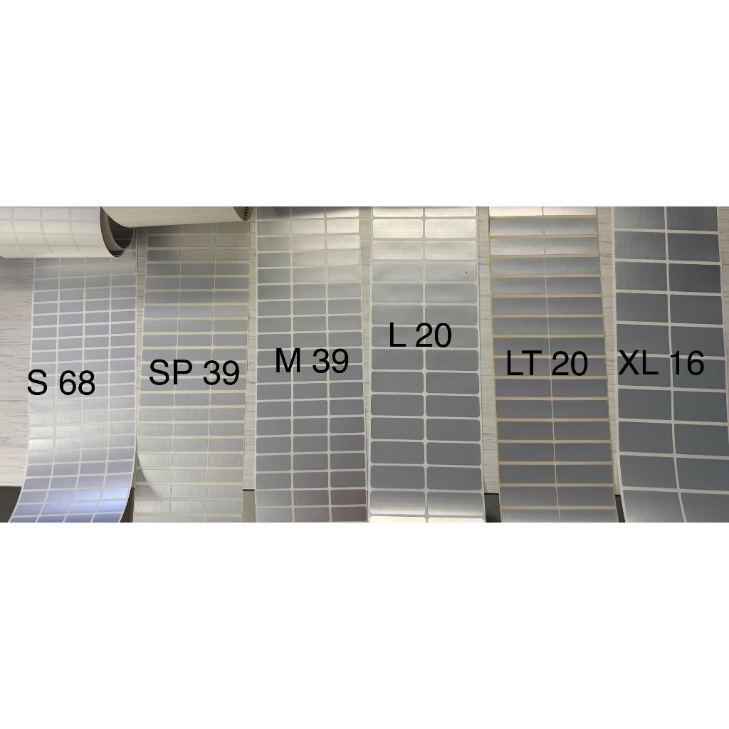 

Custom Nama Silver Matte Doft Stiker Label Waterproof Name Product Sticker Anti Air Anti Sobek Perak
