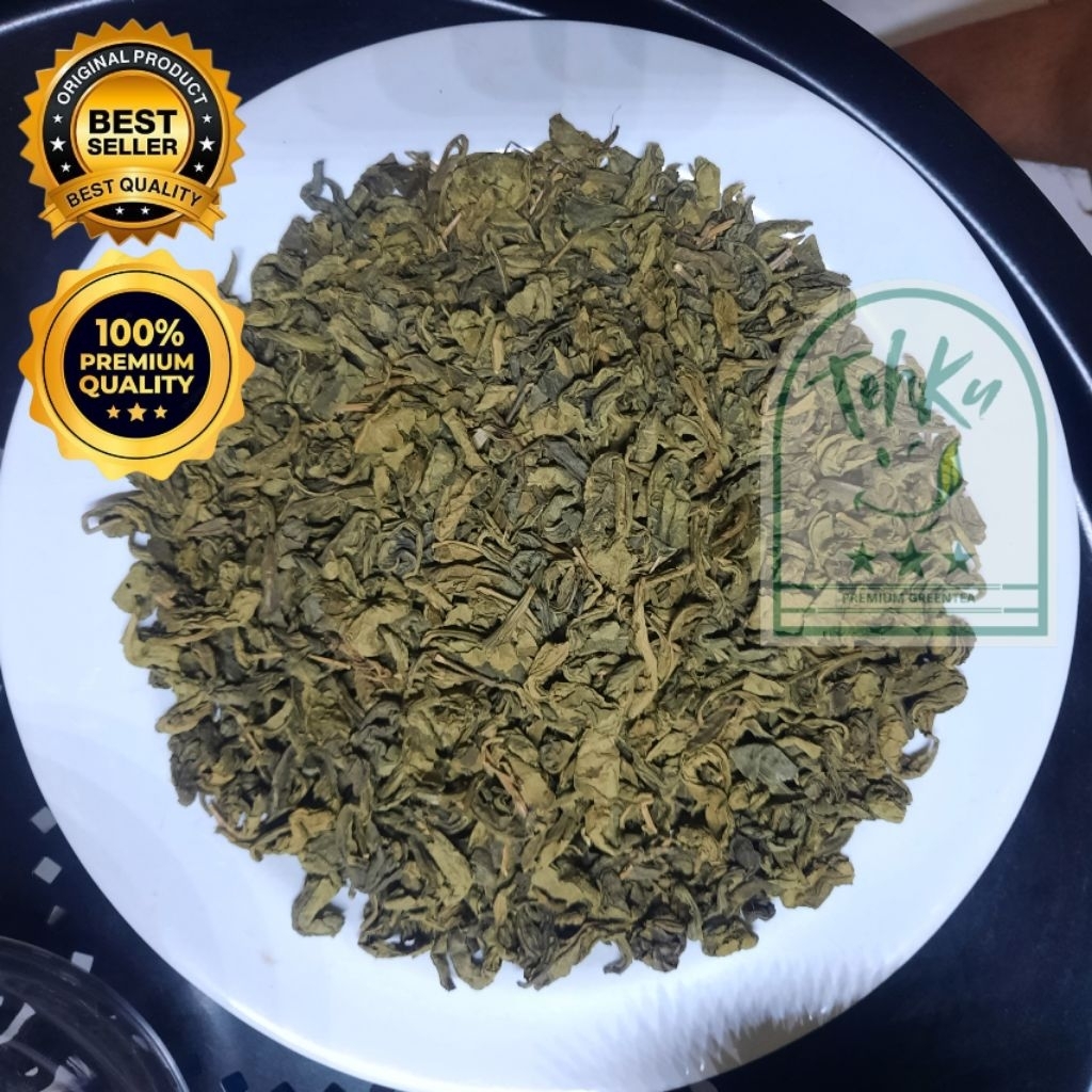 

Daun pucuk teh hijau pilihan premium quality bagus untuk diet