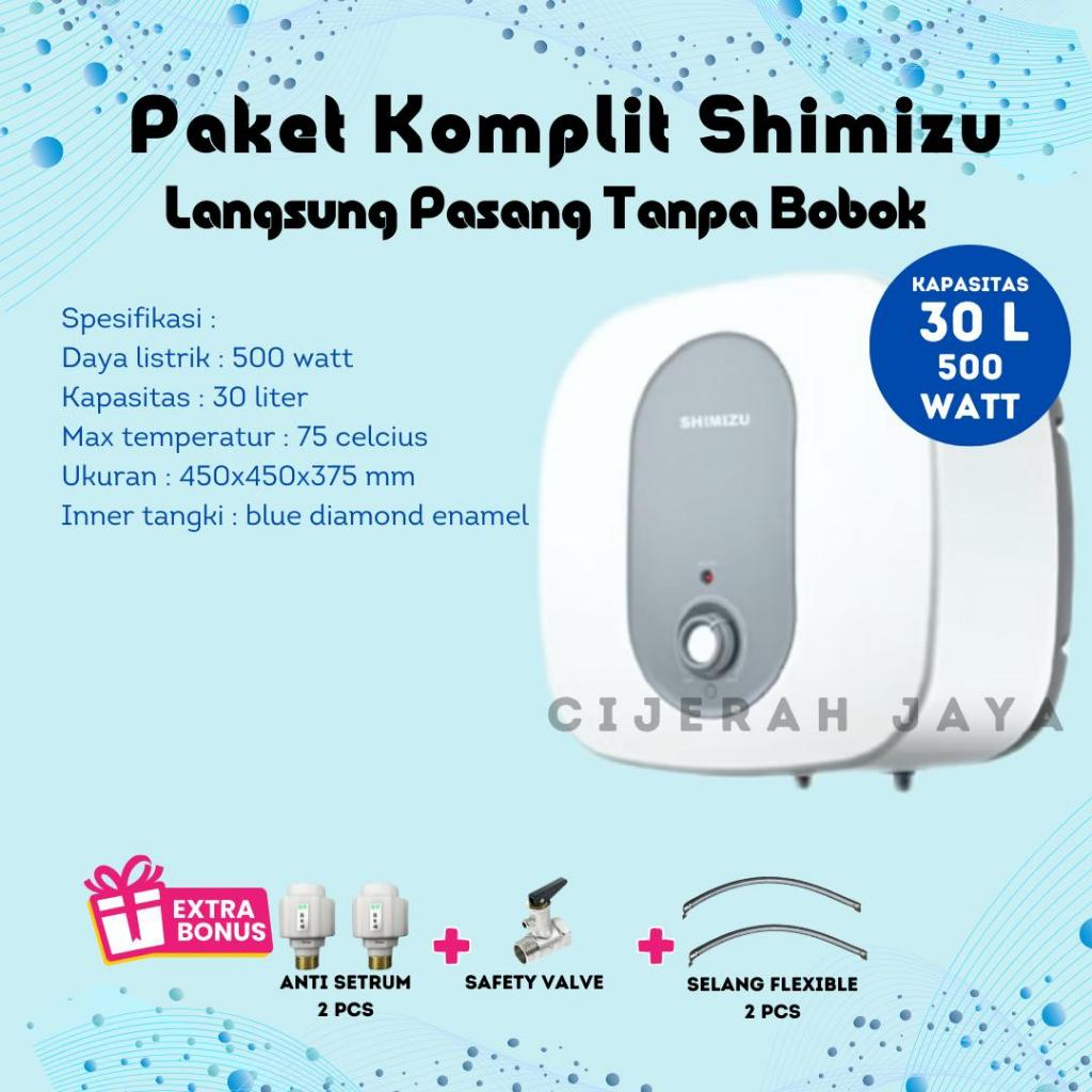 Pemanas Air Listrik Shimizu SEH-230 30 Liter 500 Watt
