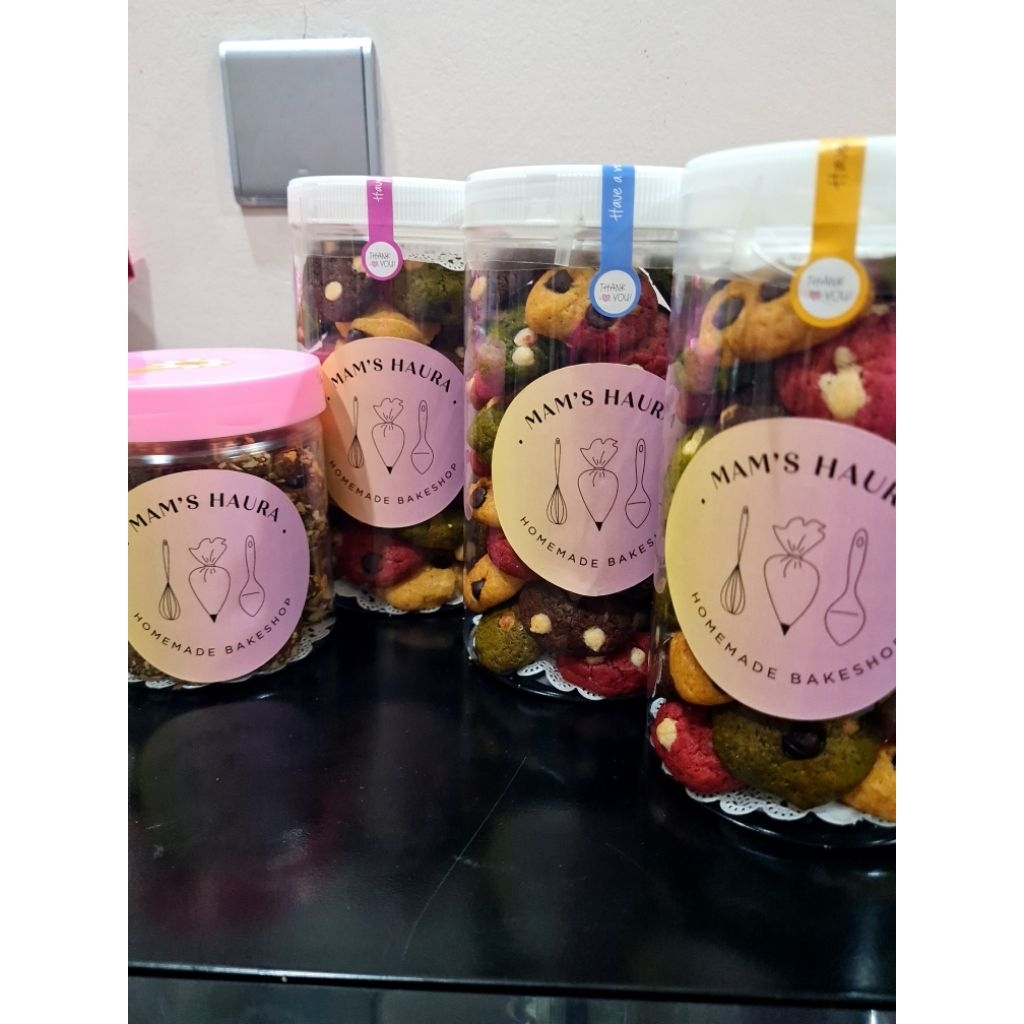 

Mini Soft Cookies by. Mam's Haura toples 600ml/cookies/kue kering
