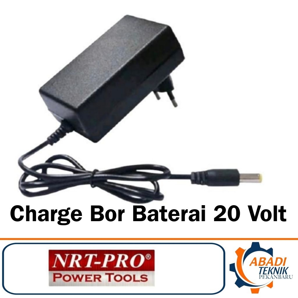 NRT PRO Adaptor Charger 20V Cas Mesin Bor Baterai DC 340 Universal