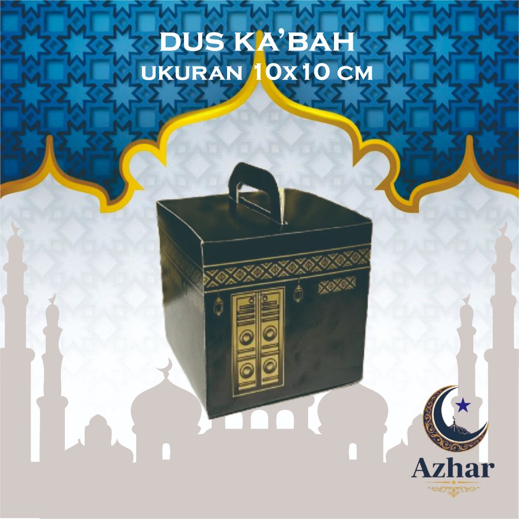 

Dus Model Ka'bah 25 pcs/pack l Box Dus Ka'bah Hitam Oleh Oleh Haji Dan Umrah