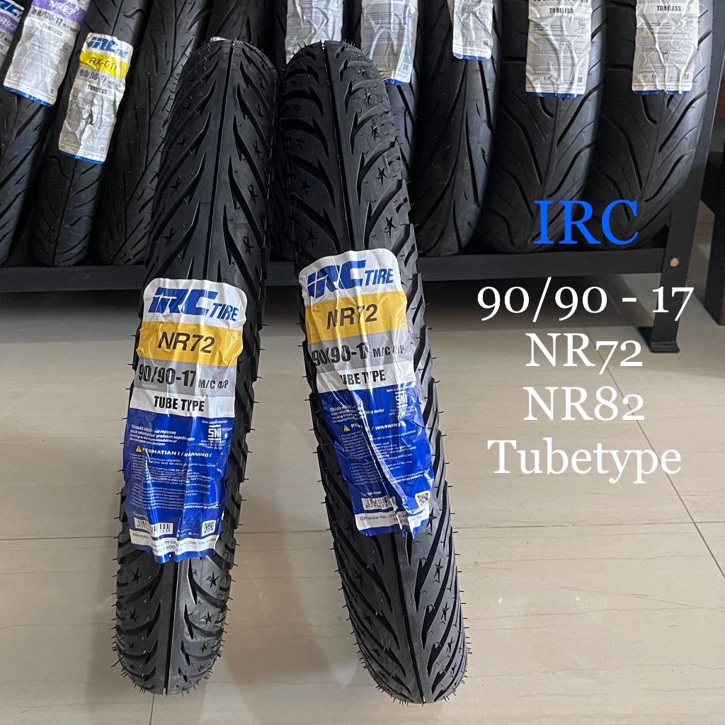 BAN TT IRC 90/90 - 17 NR72 NR82 TUBETYPE BAN LUAR MOTOR RING 17