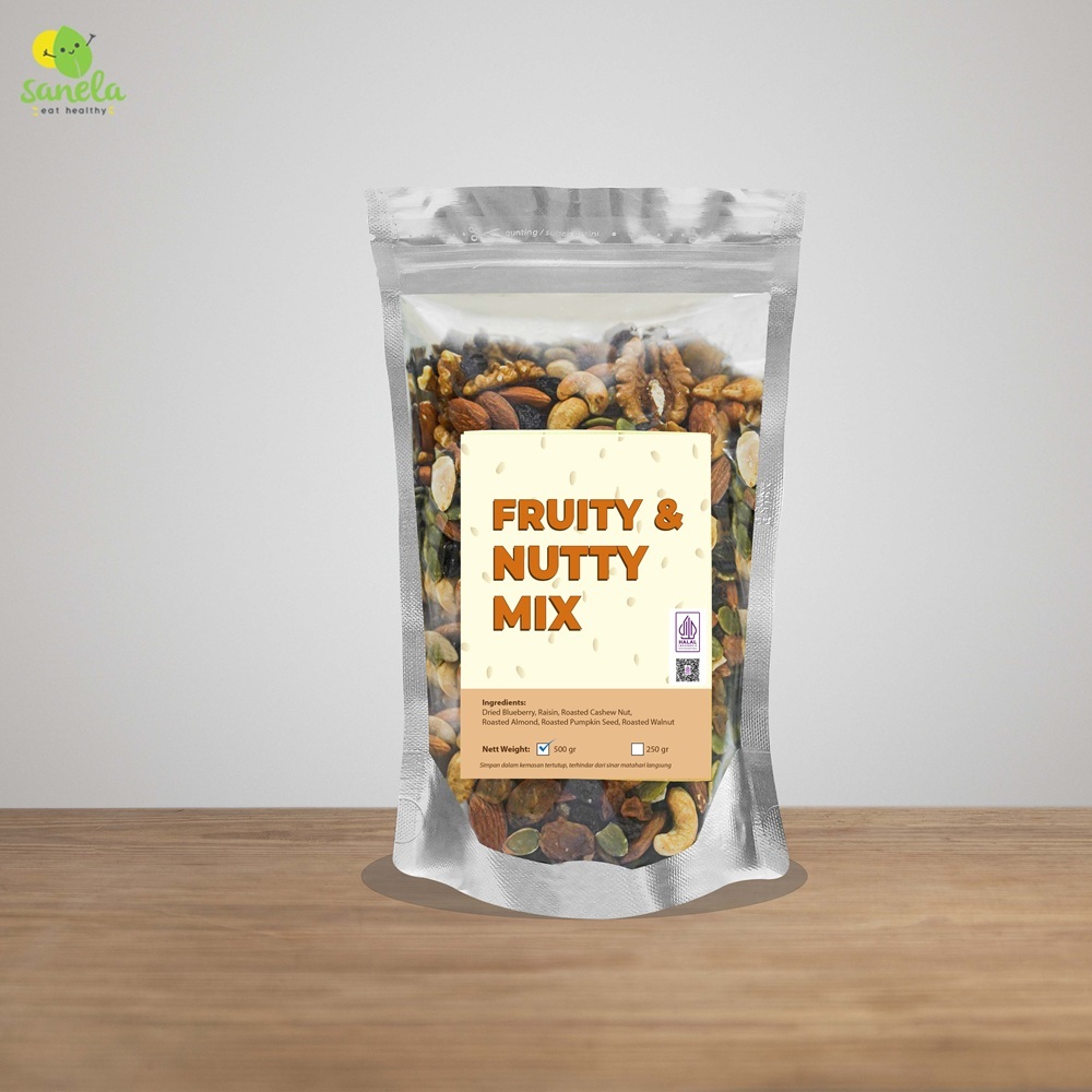 

Fruity & Nutty Mix 500 gram