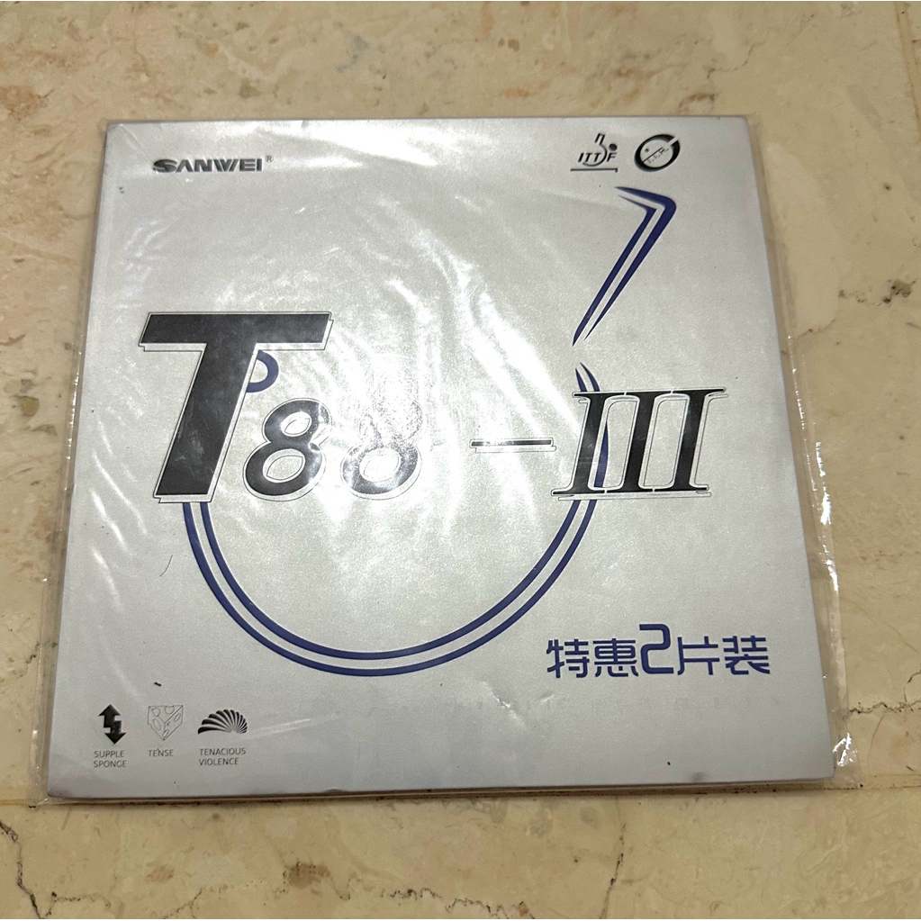 Karet Pingpong Sanwei T88-III (black)