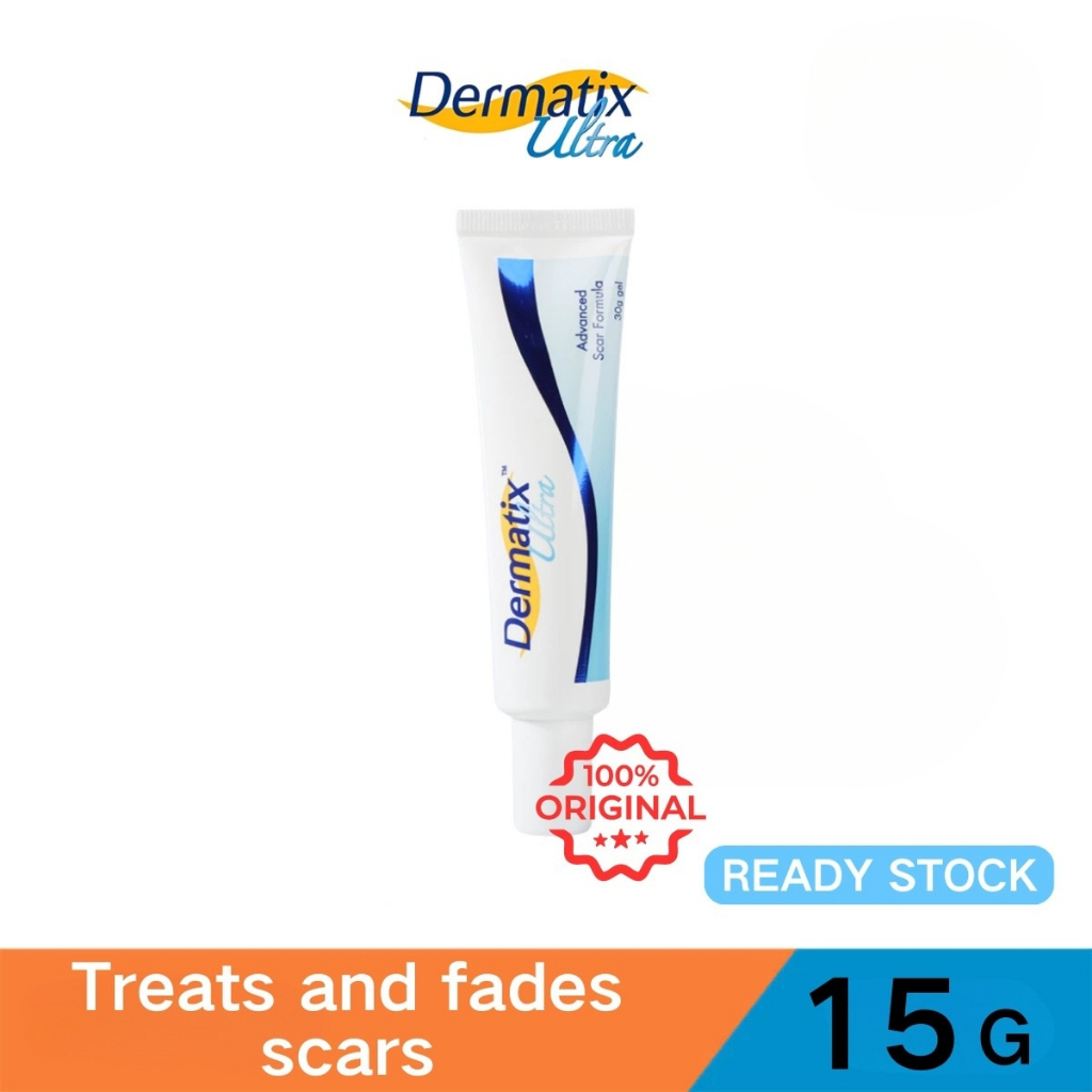 【100% asli EXP2027】Dermatix Ultra Gel 15g Penghilang Bekas Luka / Keloid ANTI SCAR Stretchmark 15 Gr