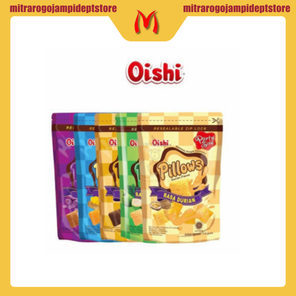 

Oishi Pillows Party Size 100gr All Variant
