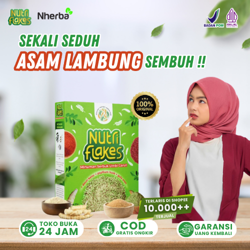 

candygurll Nutriflakes - Asam Lambung Tuntas Tanpa Obat Dengan Sereal Umbi Garut