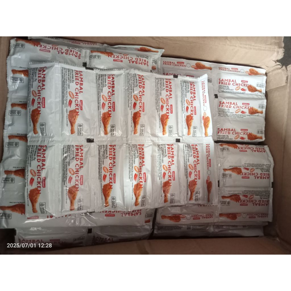 

Saos sambal fried chicken Indofood 8g