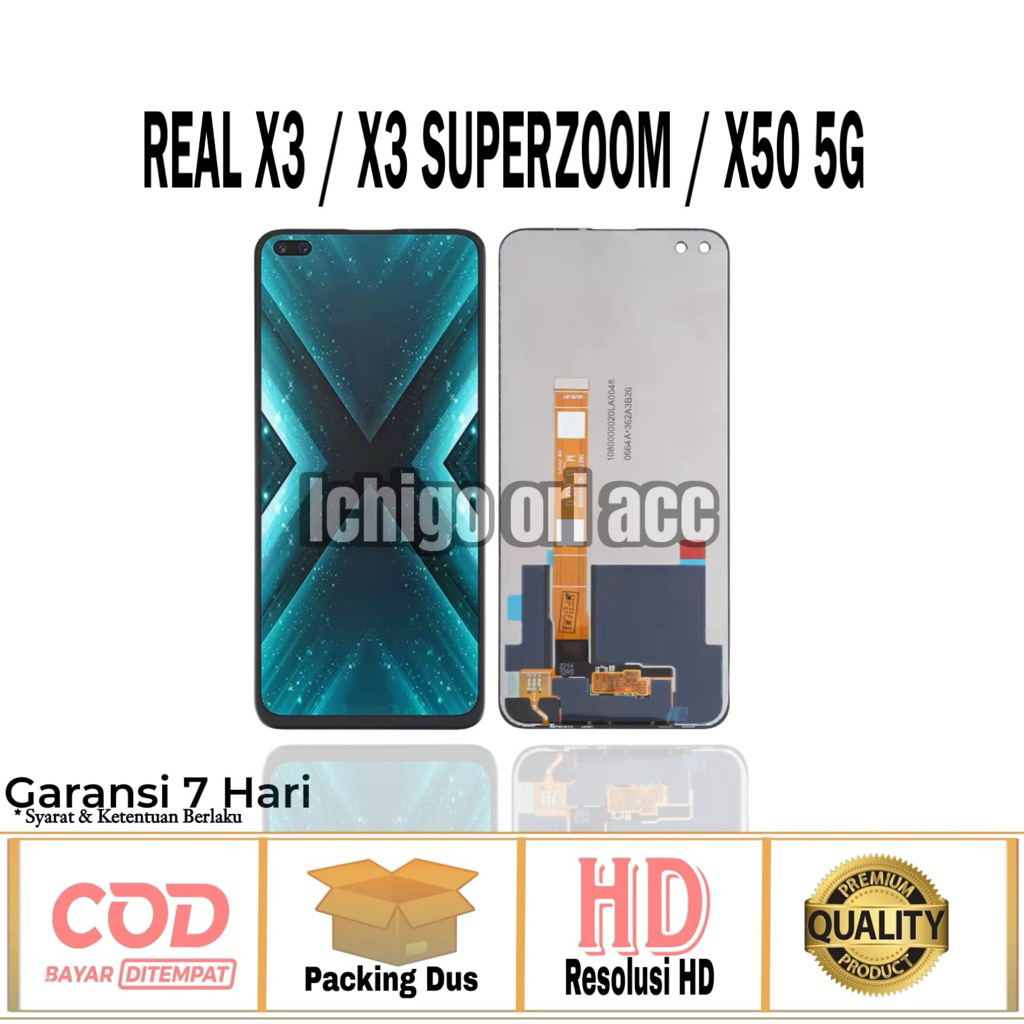 LCD TOUCHSCREEN REALME X3/X3 SUPERZOOM/X50 5G FULLSET