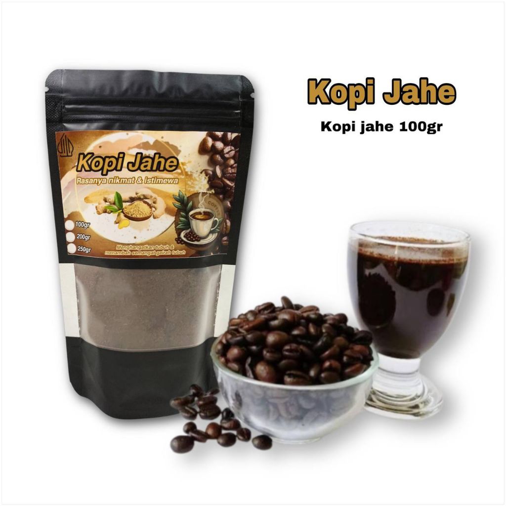 

kopi jahe special bubuk 100gr original /kopi jahe al-Haddad arabi/kopi jahe gingseng 100% termurah