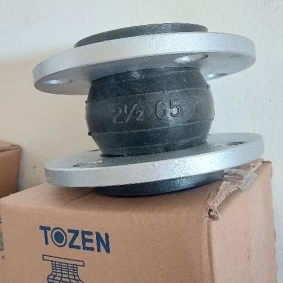Flexible Rubber Joint 2 1/2 INCH satu Gelombang | Oneflex | JIS 10K | ANSI 150 | PN 16 | TOZEN