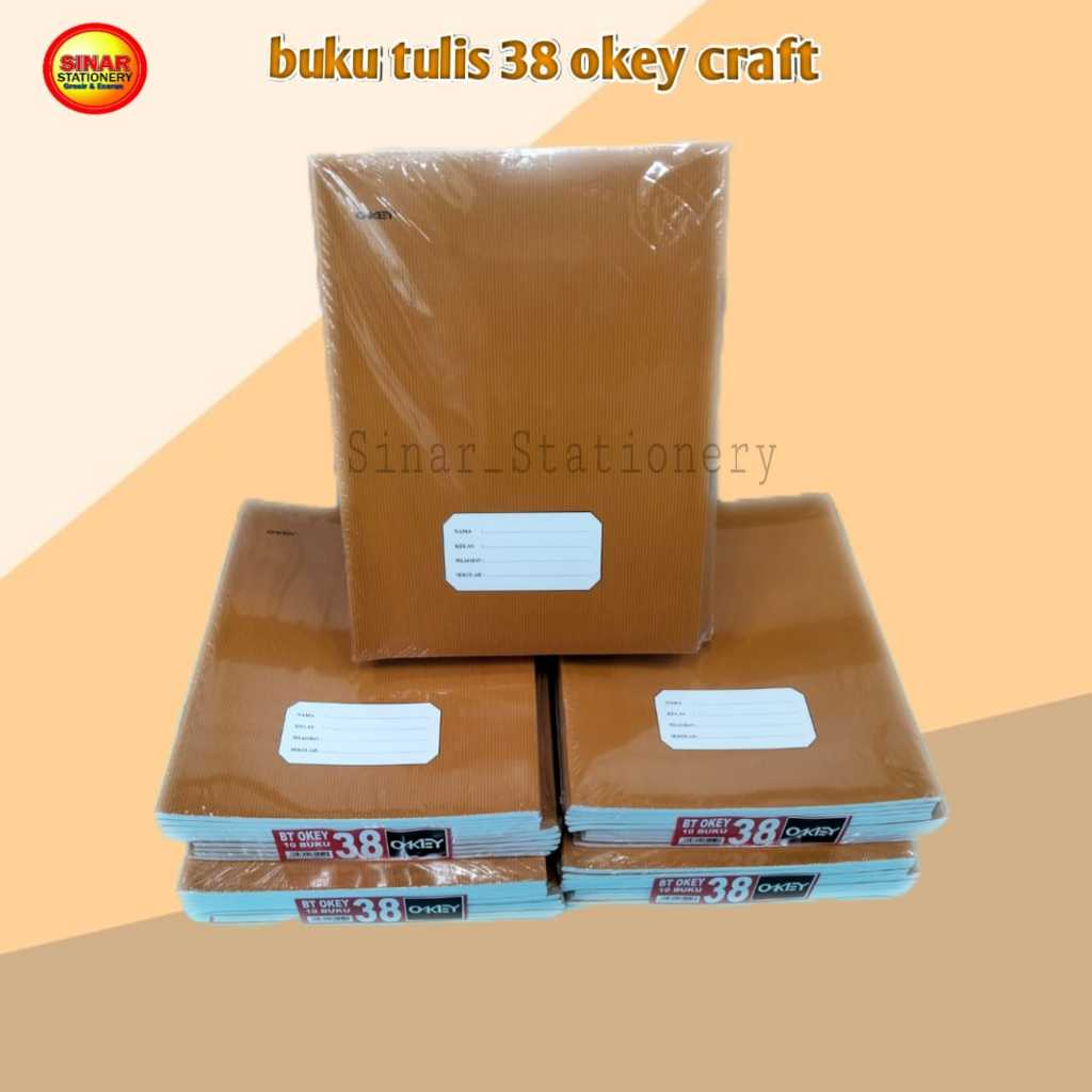 

BUKU TULIS OKEY CRAFT ISI 38 LEMBAR