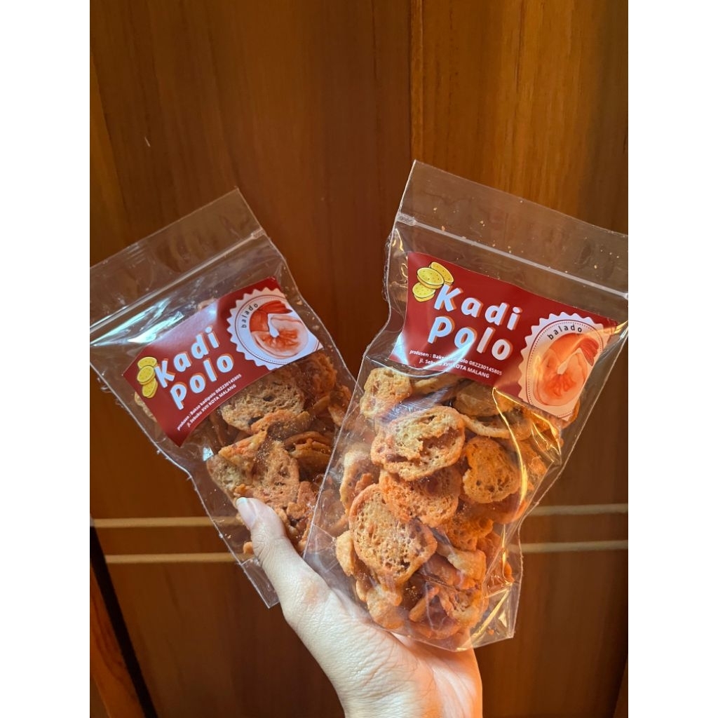 

bakso goreng BASRENG kripik udang BALADO PEDAS MANIS