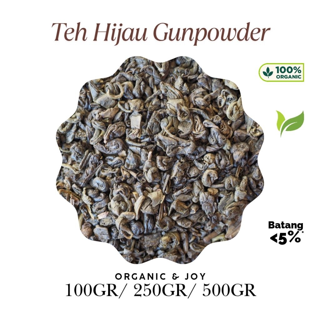 

Green Tea/Teh Hijau GunPowder (origin Ciwidey)