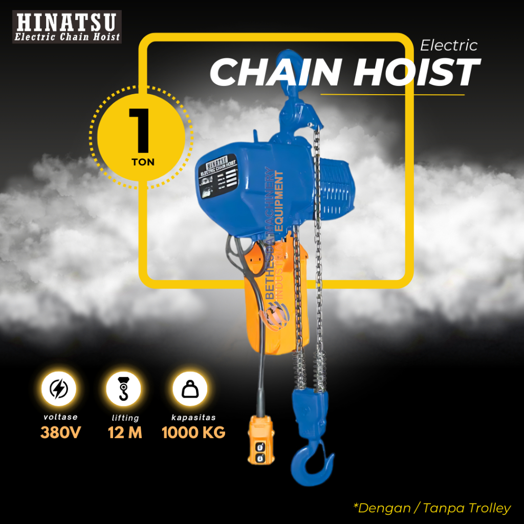 Chain Hoist HINATSU 1 ton Katrol Elektrik