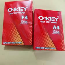 

(1 RIM) HVS OKEY UKURAN A4 - 75GRAM (1RIM - 500LEMBAR)