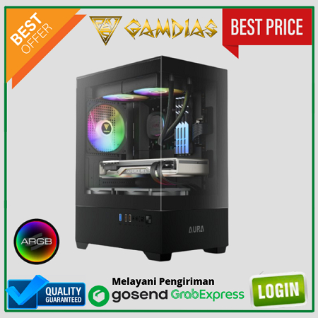 PC Rakitan Gaming i7 3770 ( RTX 3050 6GB DDR6 )  Cocok Editing Render